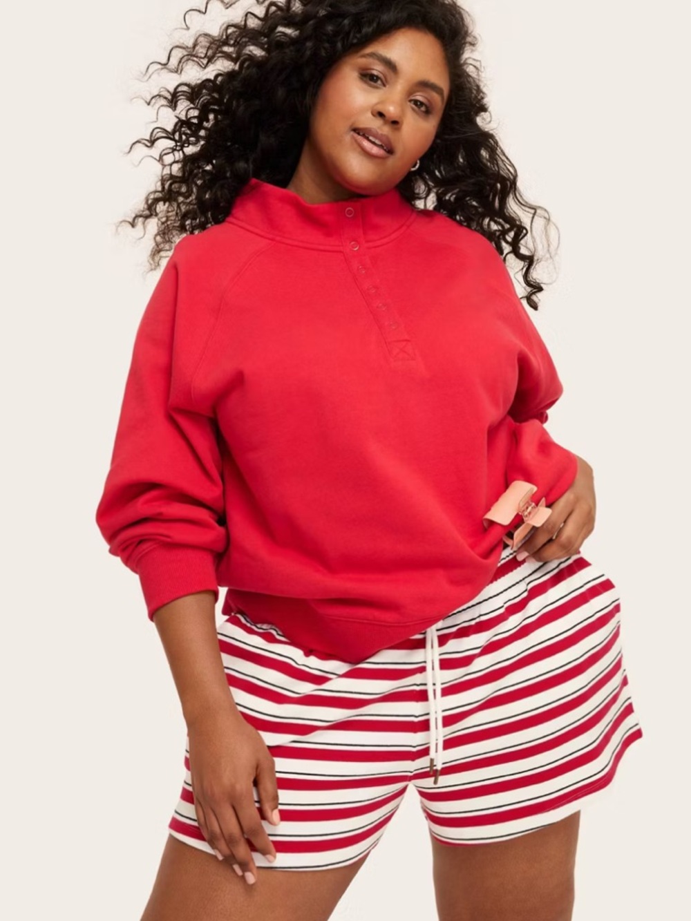 High-Rise Drawstring Knit Pull-On Shorts - Parke x Target